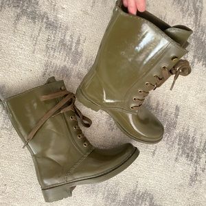 Michael Kors Green mid boots